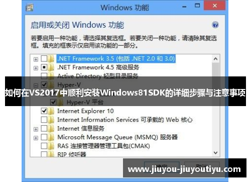 如何在VS2017中顺利安装Windows81SDK的详细步骤与注意事项